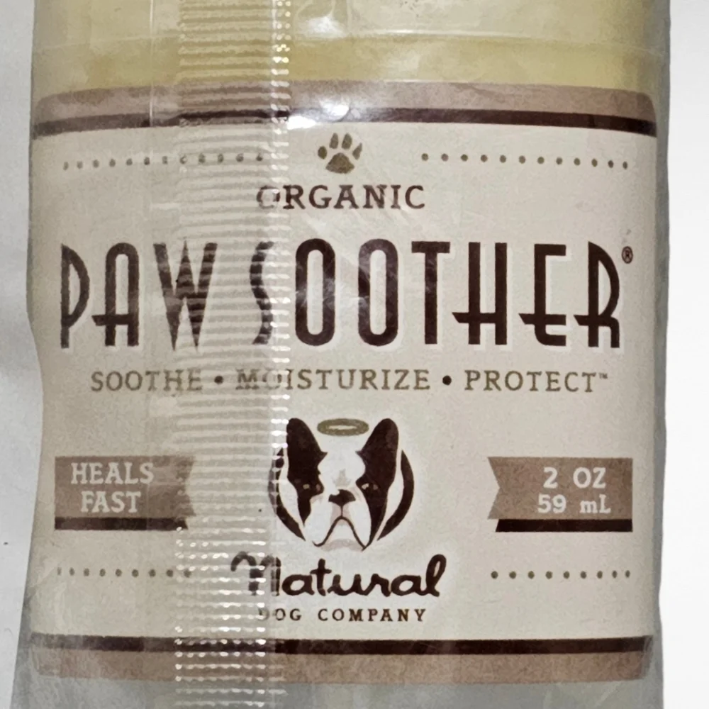 Natural Dog Company Paw Soother Organic Heals Dry Cracked Paws 2oz